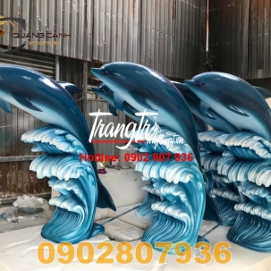 Mô hình cá heo bằng composite