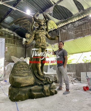 Tượng Thiên Thần Sa Ngã Bằng Mút Xốp