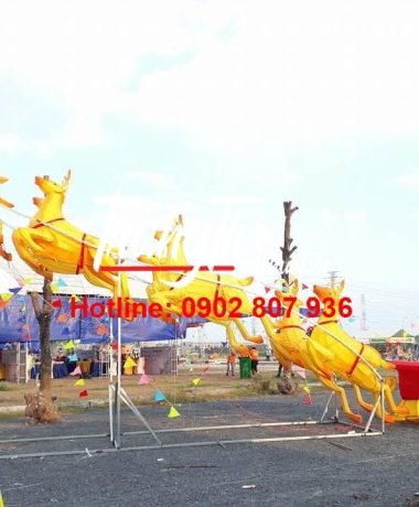 Mô hình trang trí bọc vải sáng đèn