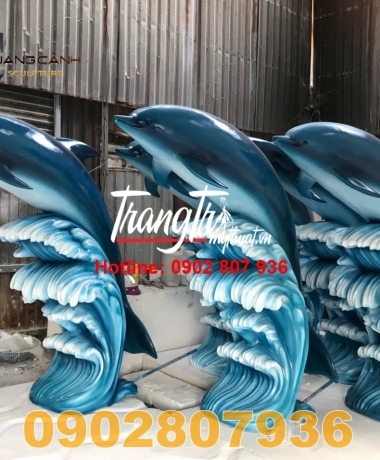 Mô hình cá heo bằng composite