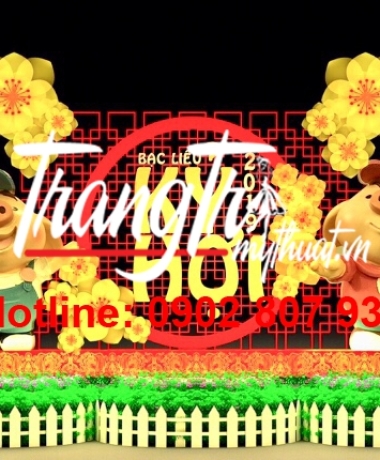 cụm tiểu cảnh tết