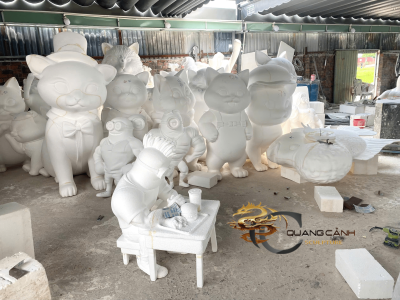 Các bước thực hiện mô hình xốp trang trí Tết