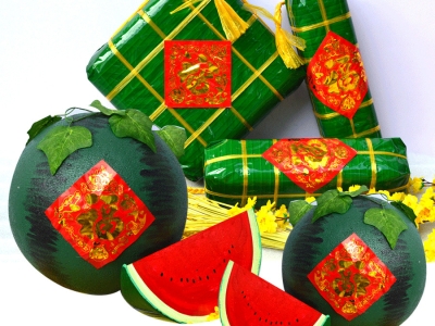 Bánh Chưng Mô Hình Cỡ Lớn Trang Trí Tết | Mỹ Thuật Quang Cảnh