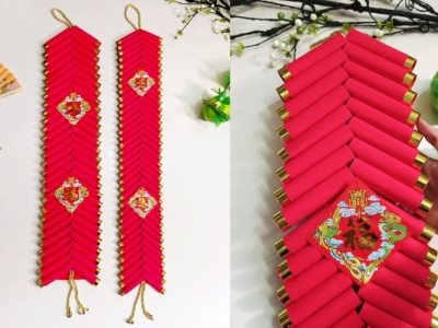 Mô hình pháo giả bằng xốp trang trí Tết đẹp | Quang Cảnh