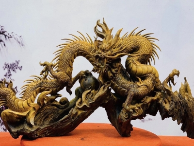 Điêu khắc linh vật rồng mút xốp trang trí đẹp, rẻ