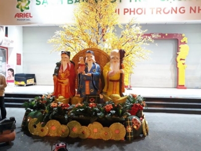 Địa chỉ nhận làm mô hình trang trí tết chuyên nghiệp Tphcm