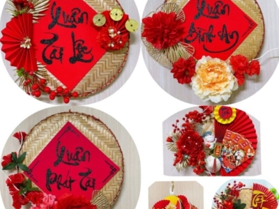 Trang Trí Mẹt Tết Bằng Mút Xốp Và Nghệ Thuật Sắp Đặt Tiểu Cảnh Xuân