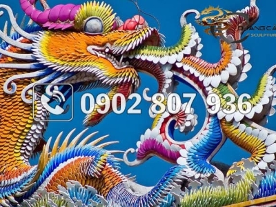 Chuyên nhận điêu khắc mô hình tượng rồng mút xốp độc đáo