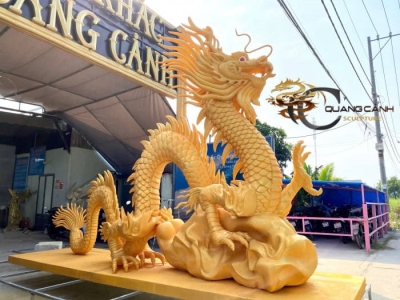 Cùng chiêm ngưỡng mô hình tượng rồng mút xốp đẹp giá rẻ