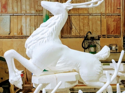 Mô Hình Mút Xốp Noel Kích Thước Lớn: Trang Trí Ấn Tượng Cùng Quang Cảnh