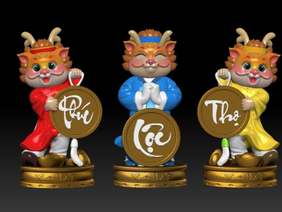 QUANG CẢNH - Nhận điêu khắc linh vật rồng mút xốp trang trí đẹp