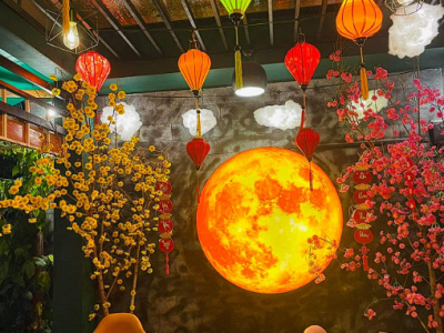 Trang Trí Tết Quán Cafe Bằng Mút Xốp Đẹp, Độc Đáo 2026