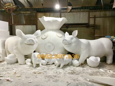 Quang Cảnh chuyên cung cấp tượng mút xốp 12 con giáp chất lượng nhất