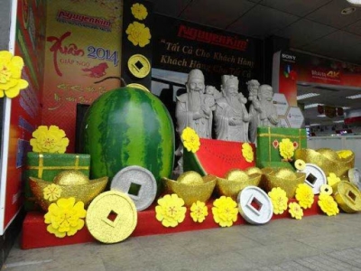 Nhận mô hình trang trí tết đẹp với mức giá cực kì ưu đãi tại Quang Cảnh