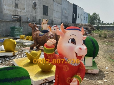 Trang Trí Tết Bằng Mô Hình Mút Xốp Độc Đáo