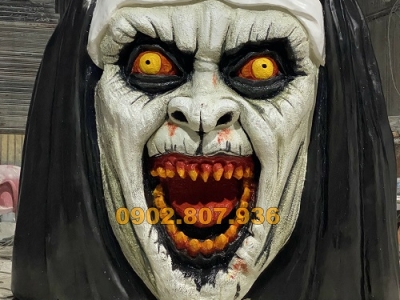 Các mô hình mút xốp trang trí hallooween được Quang Cảnh thiết kế