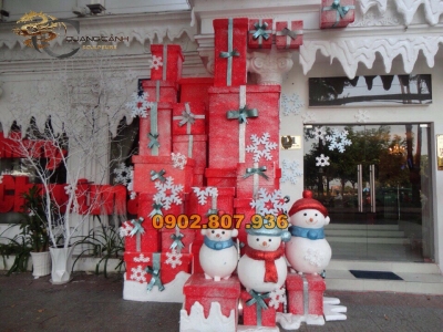 Nhận Thi Công Tạo Hình Mô Hình Trang Trí Mút Xốp Noel Giá Rẻ