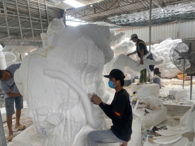 Địa chỉ thi công mô hình mút xốp TPHCM uy tín, chất lượng