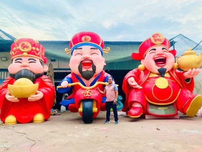 Mô Hình Phúc Lộc Thọ Bằng Xốp – Sự Viên Mãn Và Lời Chúc Trọn Vẹn Cho Năm Mới