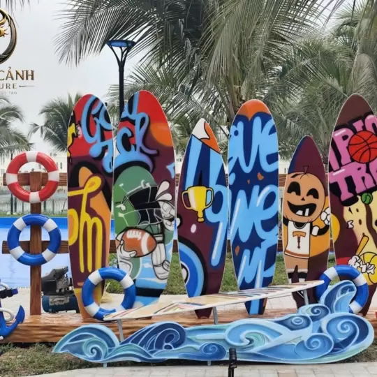 Mô hình trang trí hồ bơi đẹp