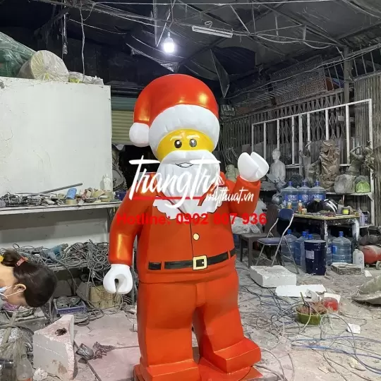 Mô hình ông già noel bằng mút xốp